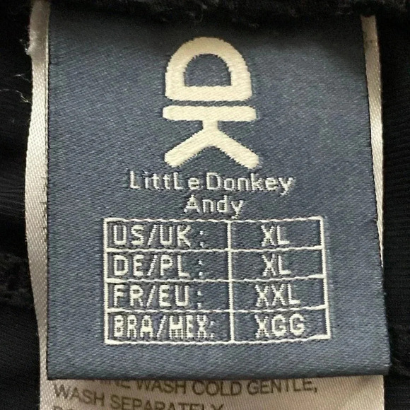 LITTLE DONKEY ANDY MENS SIZE XL BLACK SHORTS MULTI POCKETS CLEAN - Picture 7 of 9